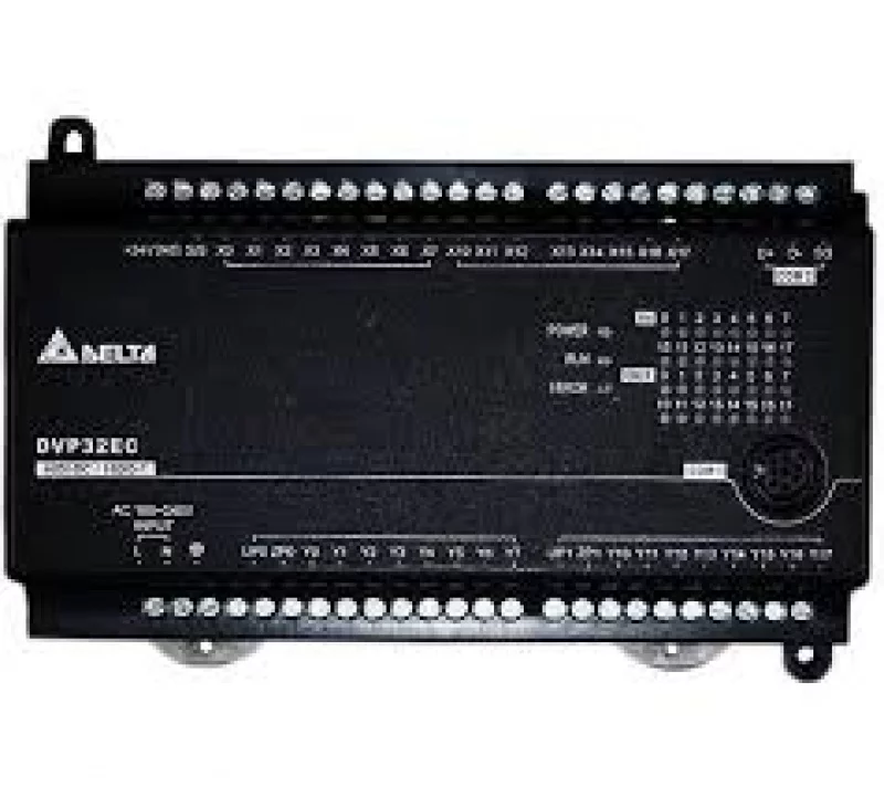 DVP32EC00R3 32 Point, 16DI/16DO (Relay), 100~240 AC Power , 2 COM: RS232 & RS485
